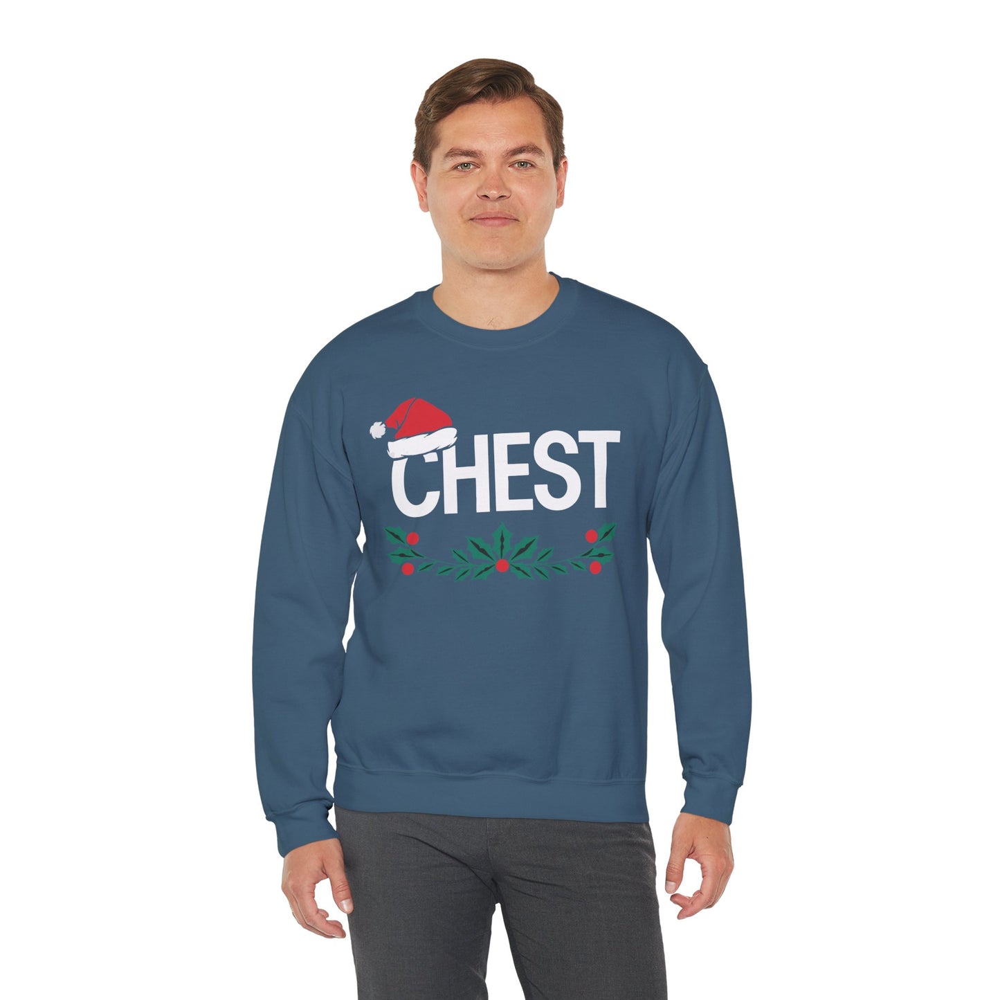 CHEST fun Christmas Sweater Collection ✨🎅🎄 - Crewneck Sweatshirt