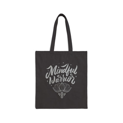 Mindful Warrior - Cotton Canvas Tote Bag