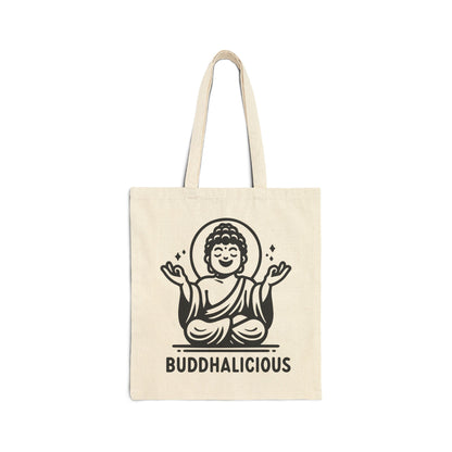 Buddhalicious - Cotton Canvas Tote Bag