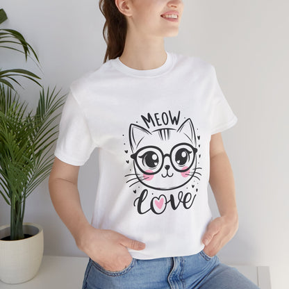 Cat Meow Love T-Shirt