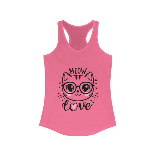 Cat Meow Love Tank Top