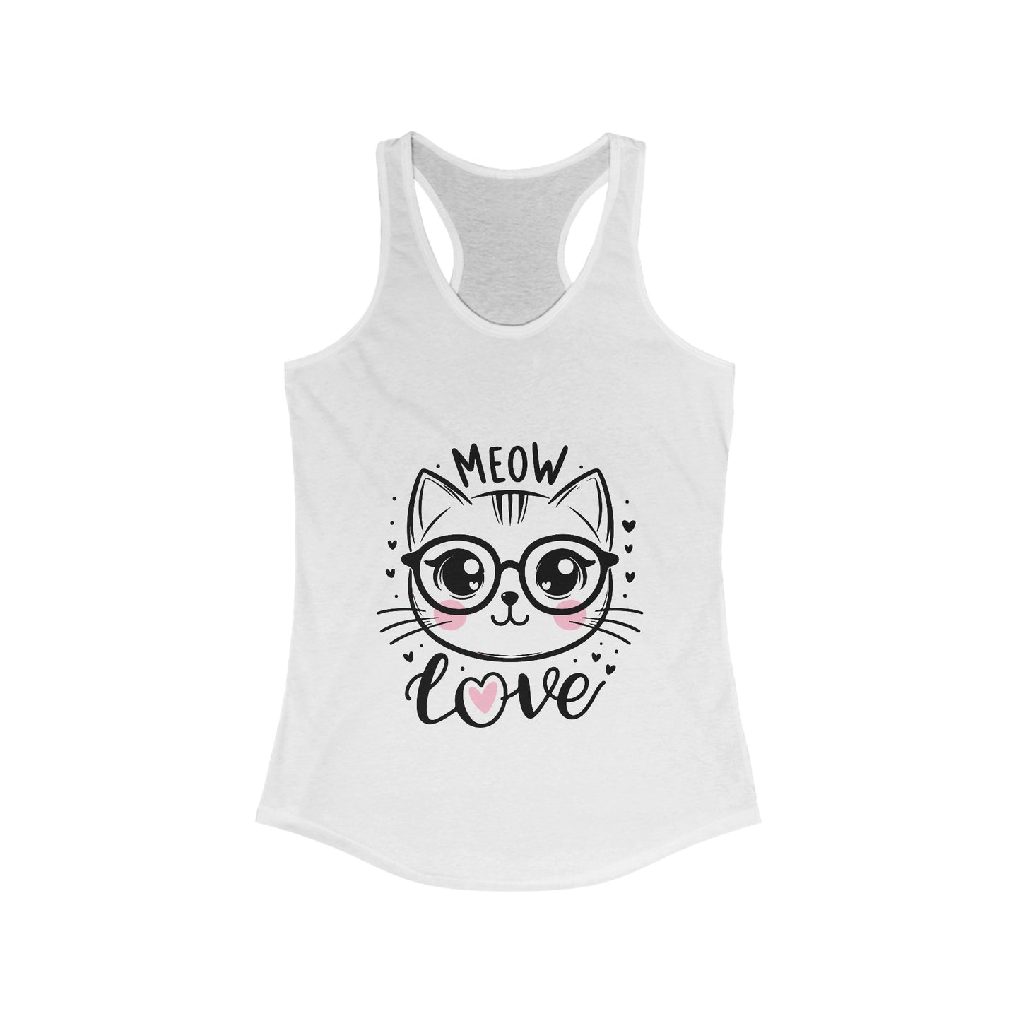 Cat Meow Love Tank Top