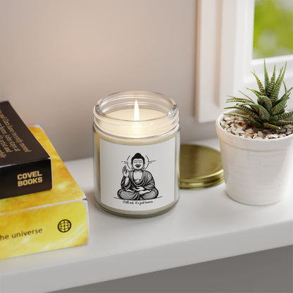 Chill out, it's just karma Buddha - Scented Candle Coconut Apricot Wax