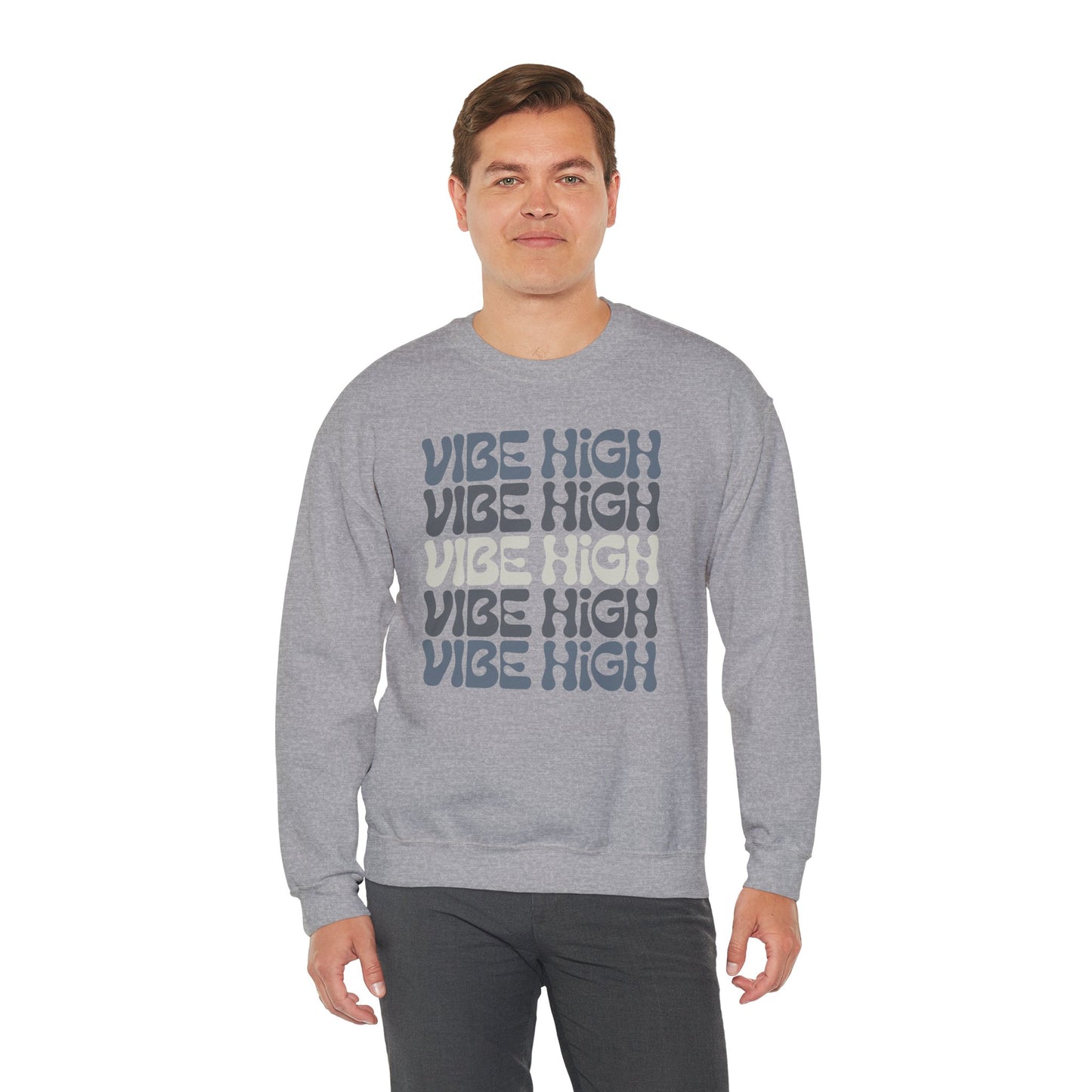 Vibe High - Crewneck Sweatshirt - 2 colors 🩶🤍