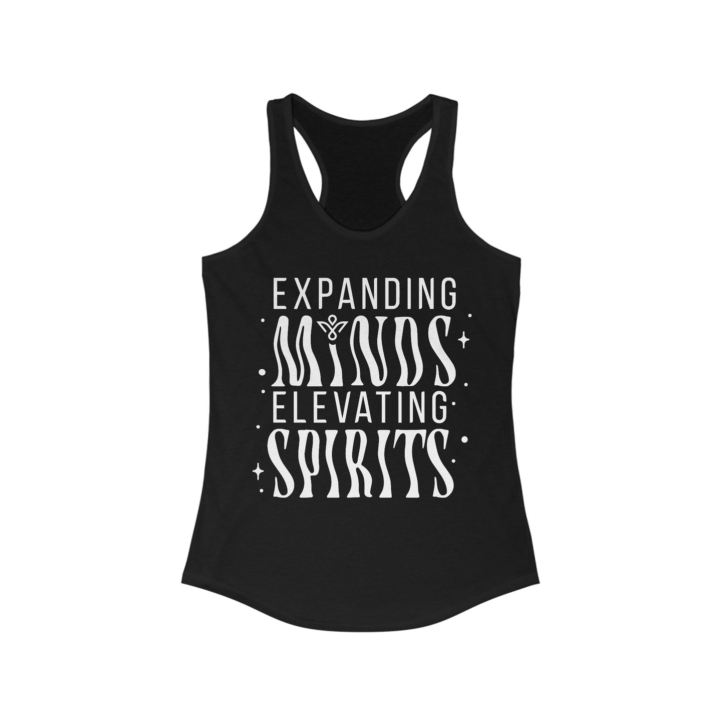 Expanding Minds Elevating Spirits - Women Racerback Tank Top