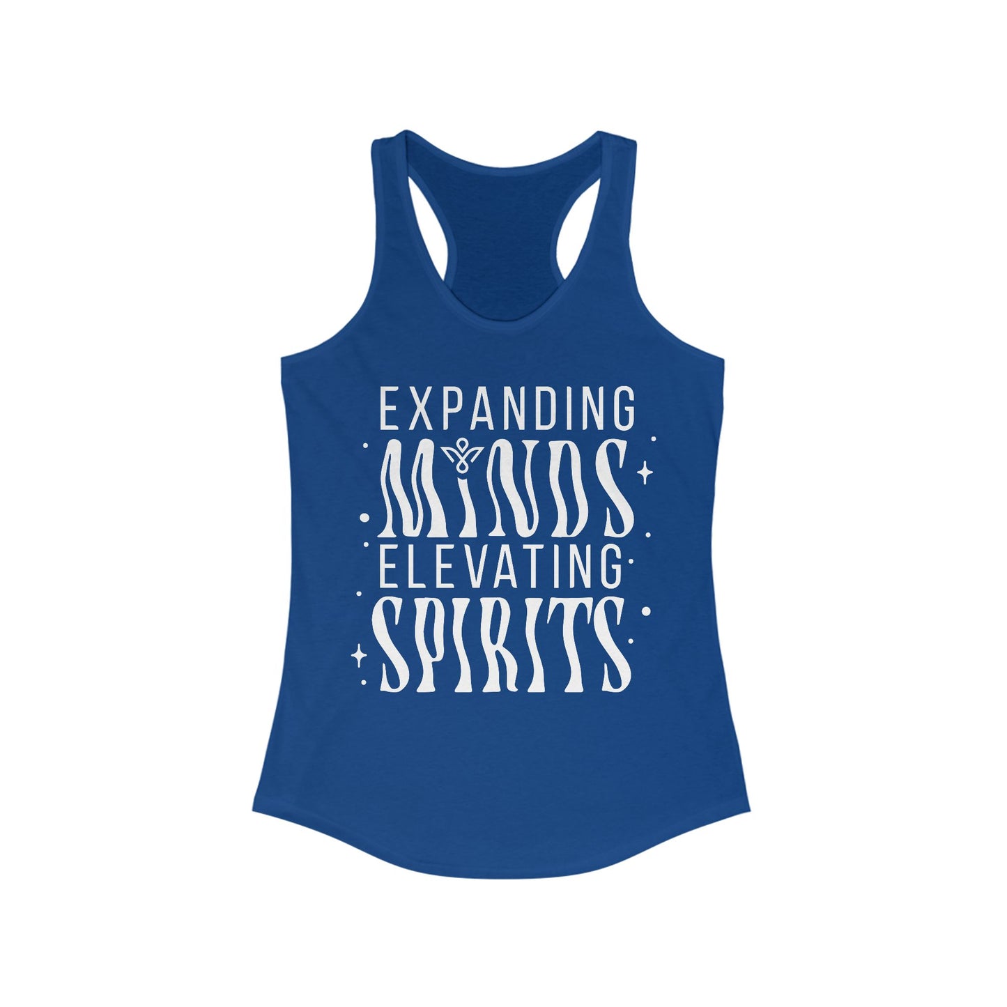 Expanding Minds Elevating Spirits - Women Racerback Tank Top