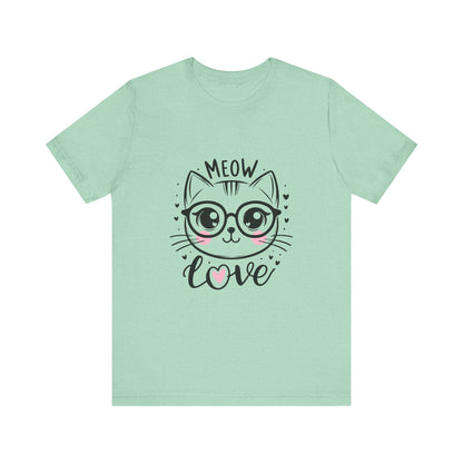 Cat Meow Love T-Shirt