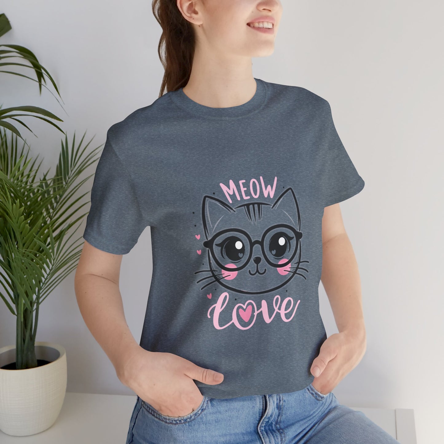 Cat Meow Love T-Shirt