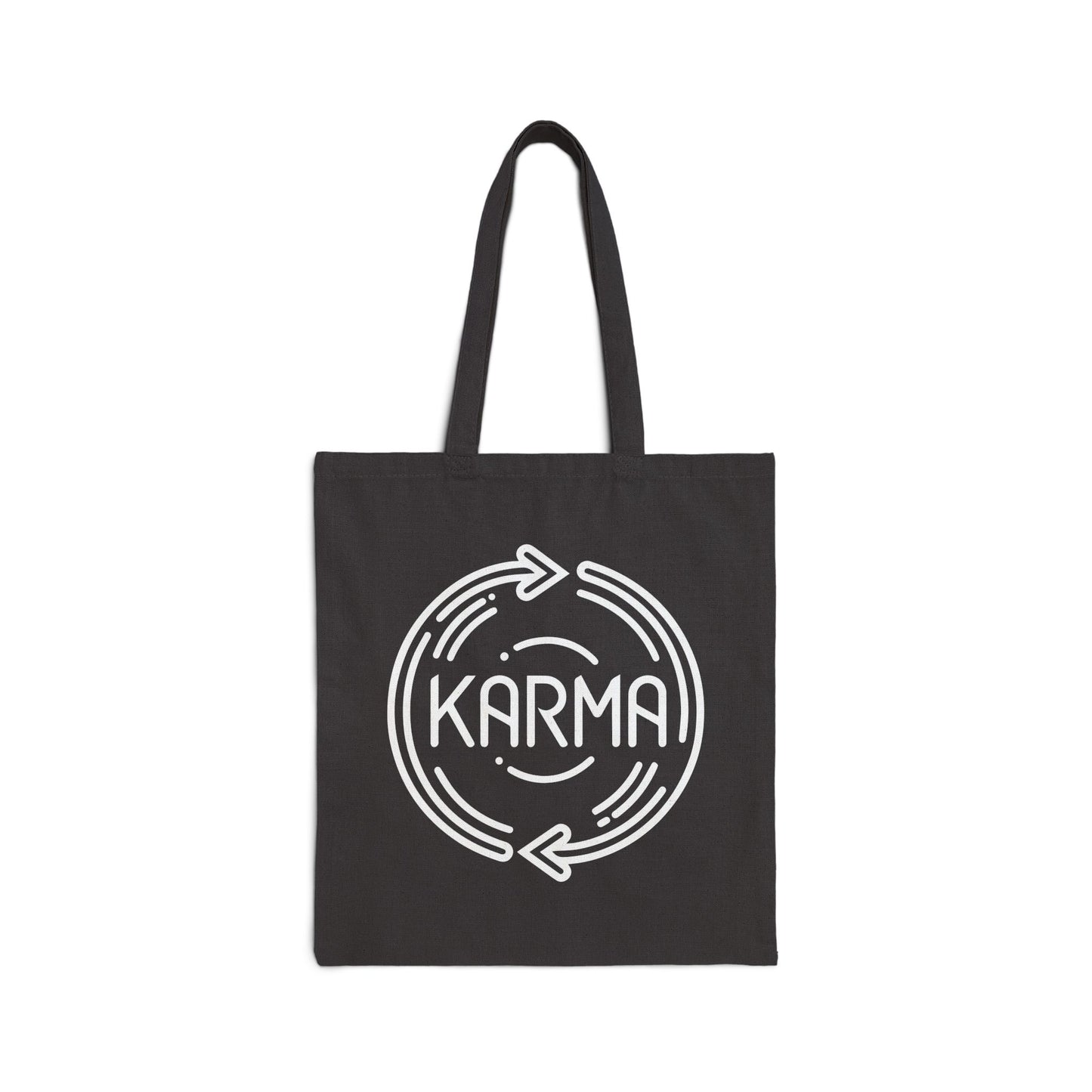 KARMA - Cotton Canvas Tote Bag