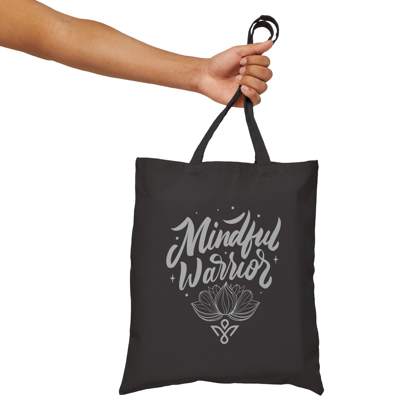 Mindful Warrior - Cotton Canvas Tote Bag