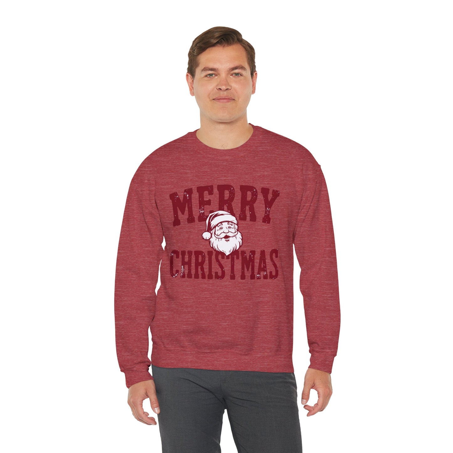 Santa MERRY CHRISTMAS - Christmas Sweater Collection ✨🎅🎄 - Crewneck Sweatshirt