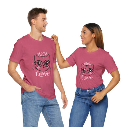 Cat Meow Love - T-Shirt