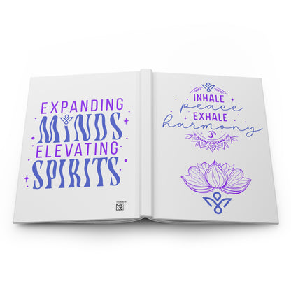 Inhale Peace Exhale Harmony Hardcover Journal