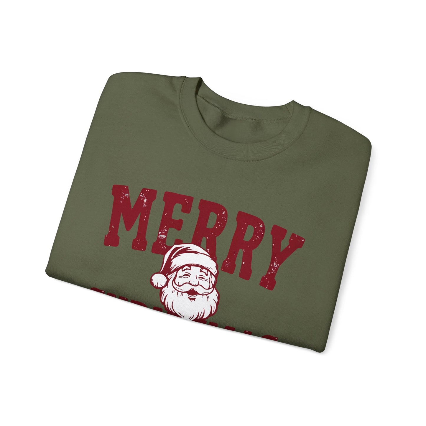 Santa MERRY CHRISTMAS - Christmas Sweater Collection ✨🎅🎄 - Crewneck Sweatshirt