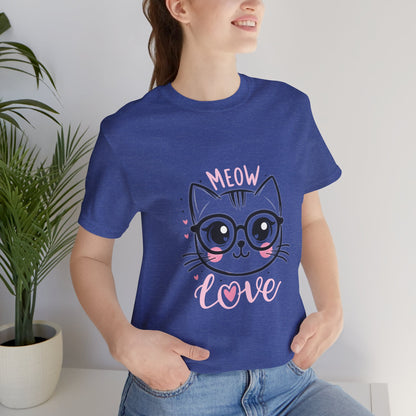 Cat Meow Love T-Shirt