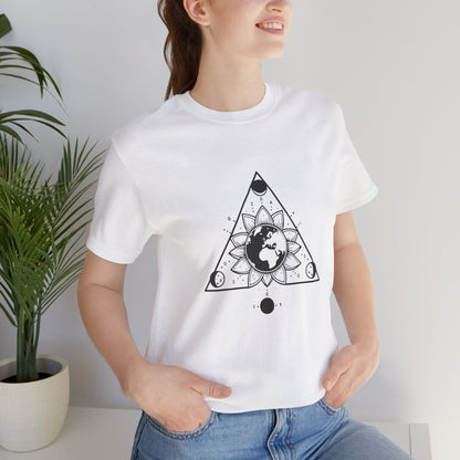 Sunflower Moon Triangle T-Shirt