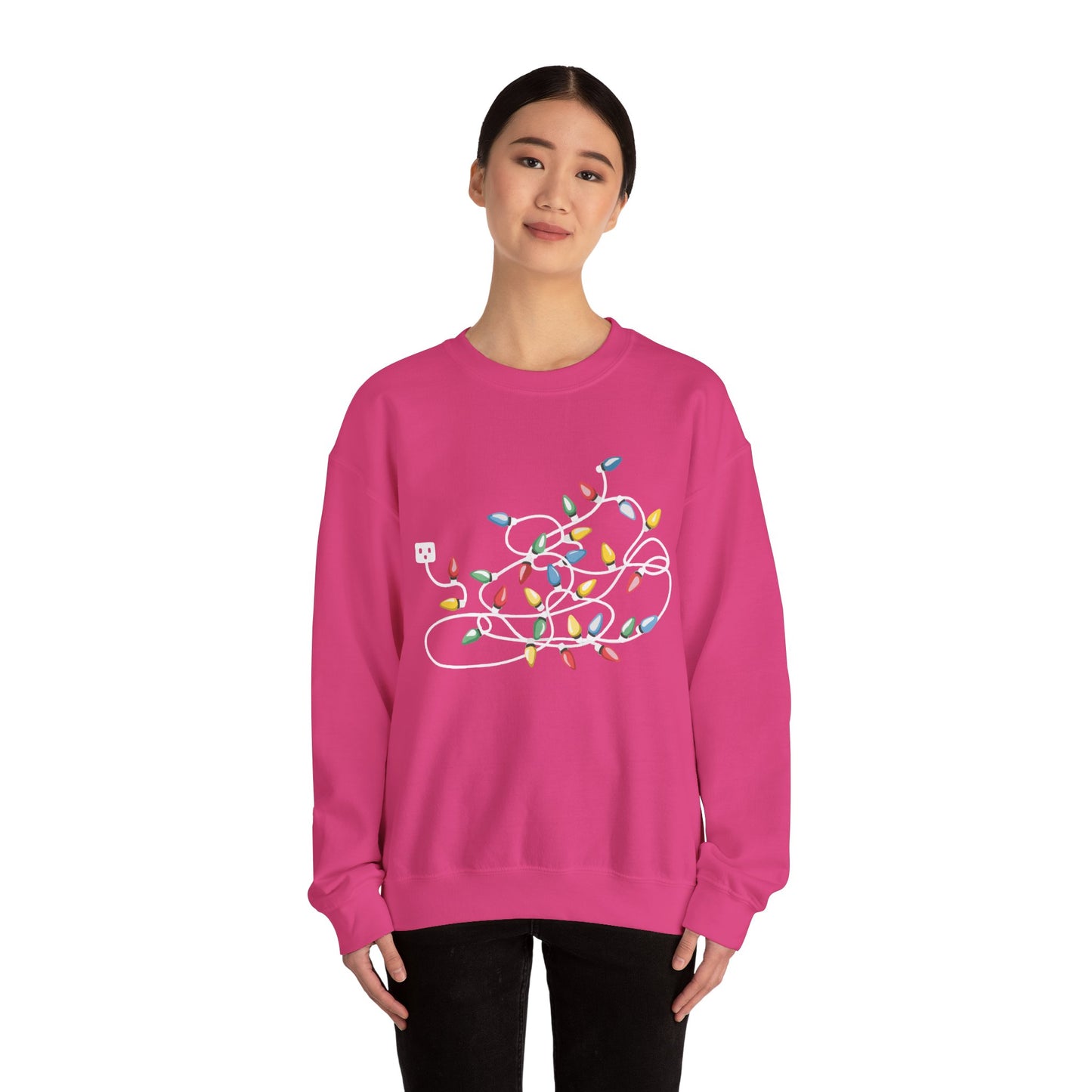 Christmas Lights - Christmas Sweater Collection ✨🎅🎄 - Crewneck Sweatshirt