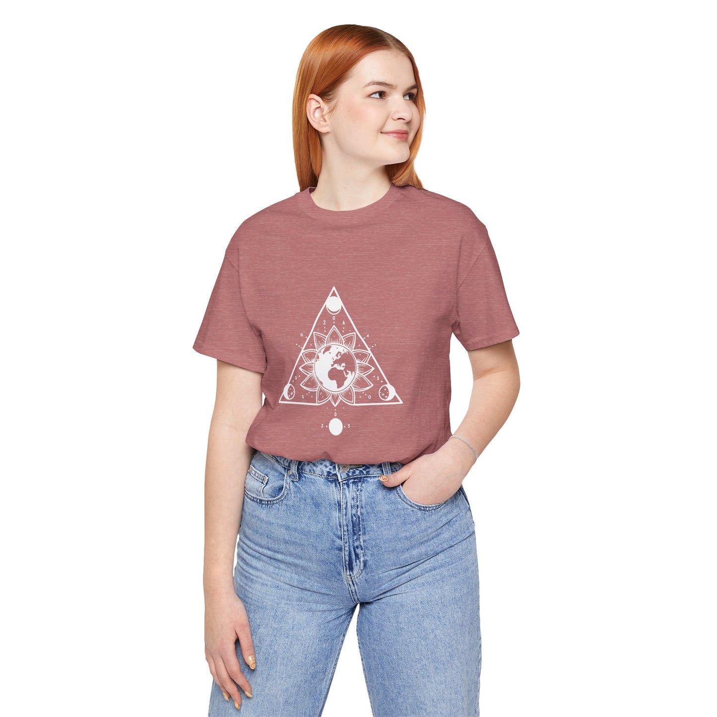 Sunflower Moon Triangle - T-Shirt