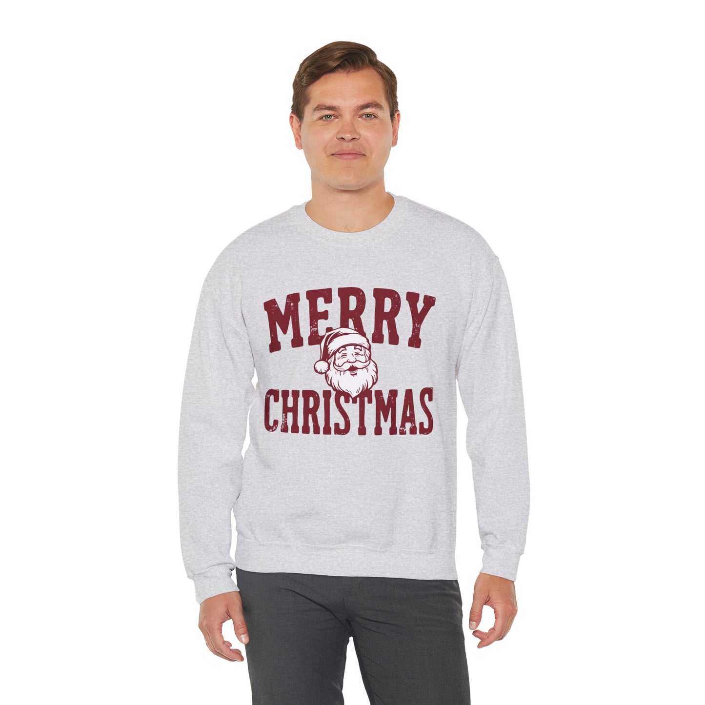 Santa MERRY CHRISTMAS - Christmas Sweater Collection ✨🎅🎄 - Crewneck Sweatshirt