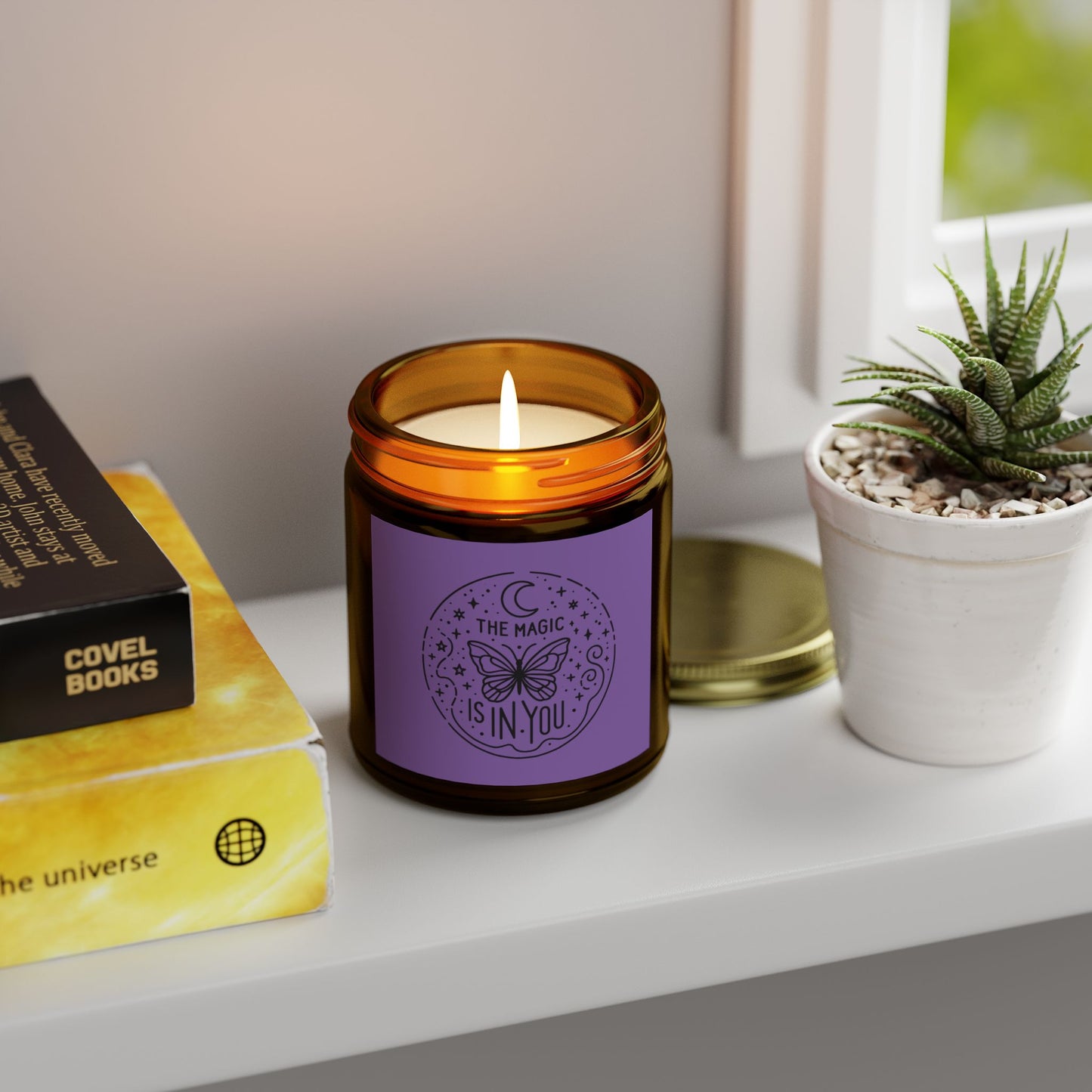 The magic is in YOU - Scented Candle Coconut Apricot Wax