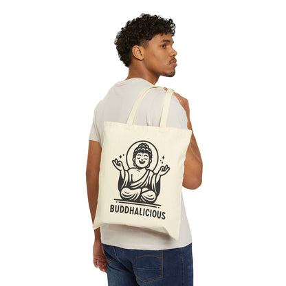 Buddhalicious - Cotton Canvas Tote Bag