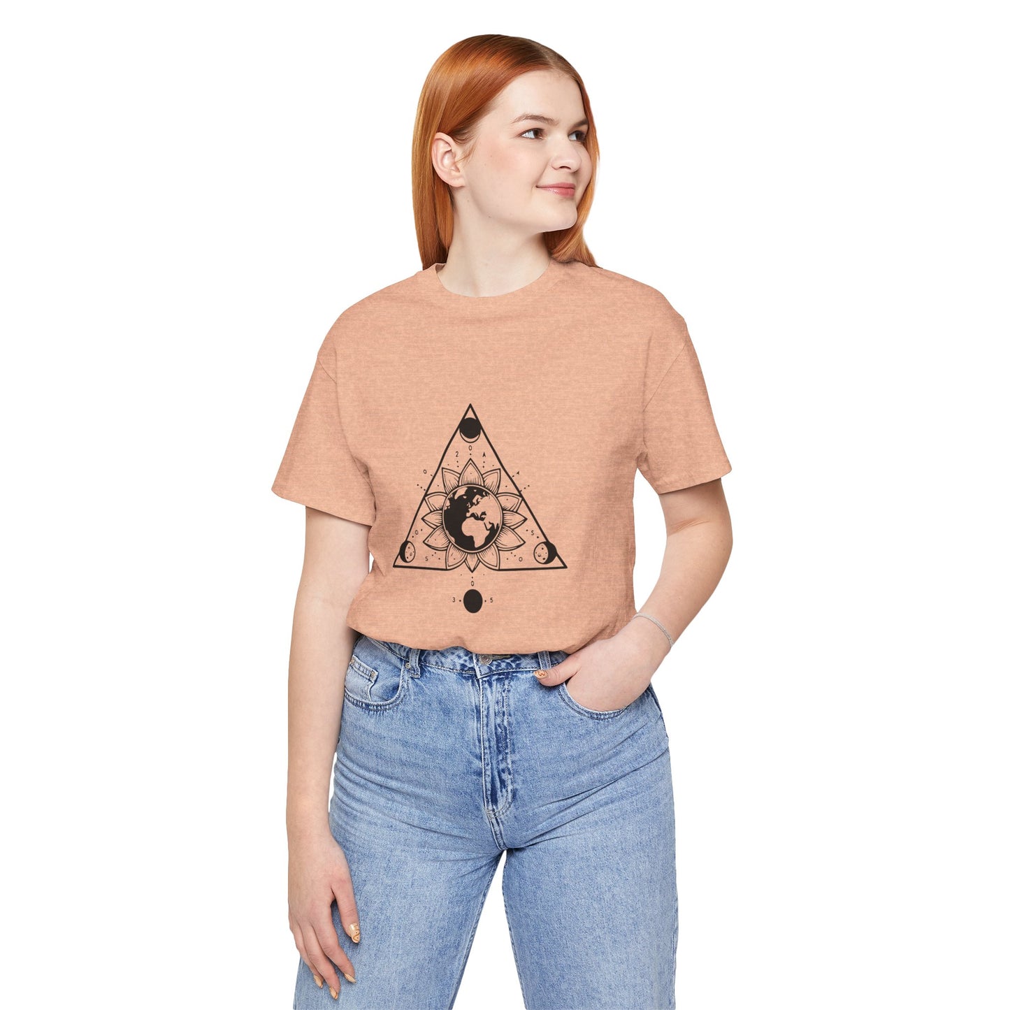 Sunflower Moon Triangle - T-Shirt