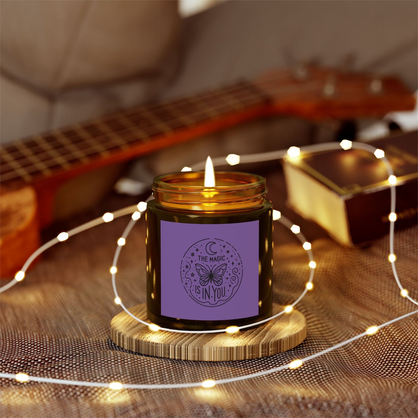 The magic is in YOU - Scented Candle Coconut Apricot Wax