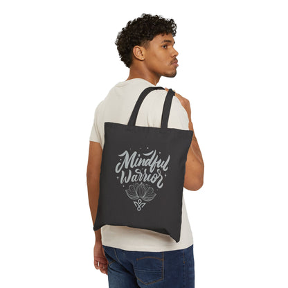 Mindful Warrior - Cotton Canvas Tote Bag