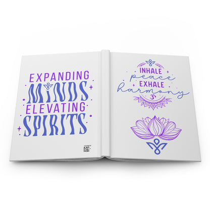 Inhale Peace Exhale Harmony - Hardcover Journal