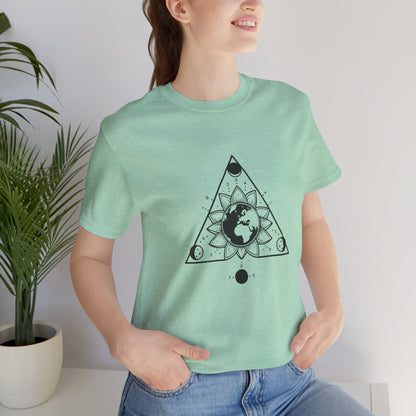 Sunflower Moon Triangle T-Shirt