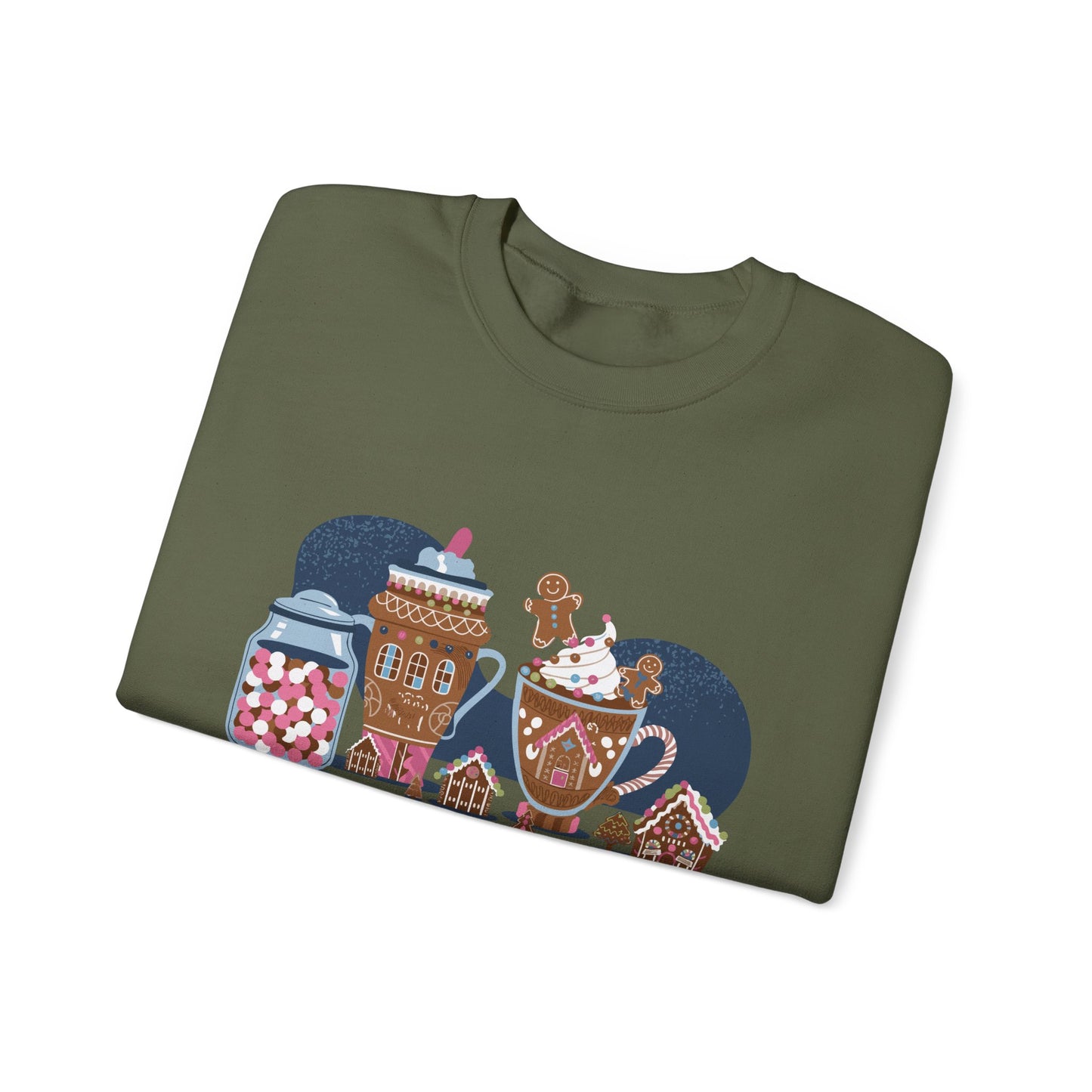 Ginger Bread & Hot Coco - Christmas Sweater Collection ✨🎅🎄 - Crewneck Sweatshirt