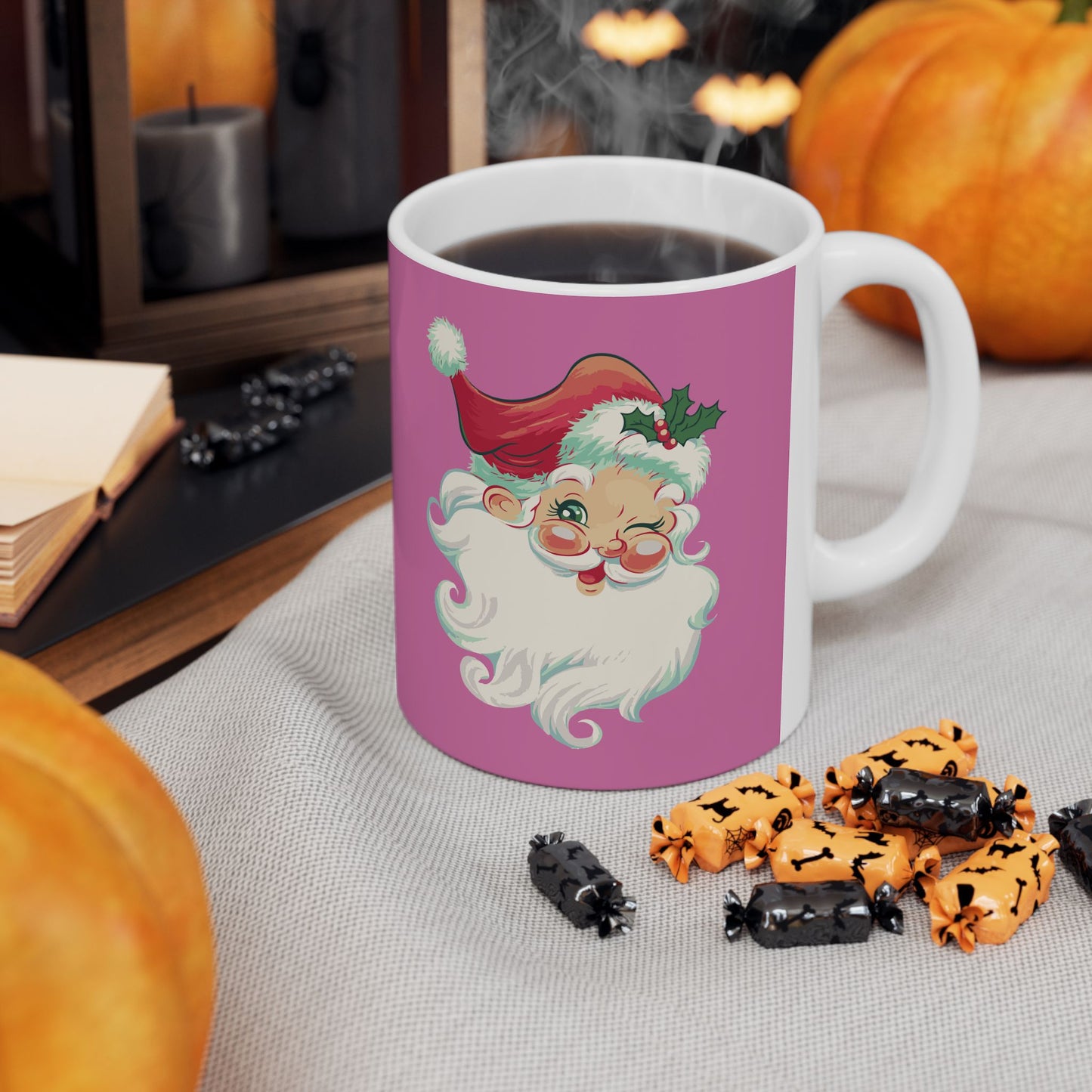 Cute Santa - Christmas ✨🎄🎅 Ceramic Mug (11, 15 oz) - Double sided design