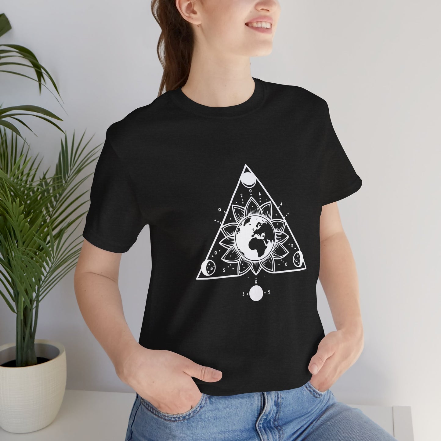 Sunflower Moon Triangle T-Shirt