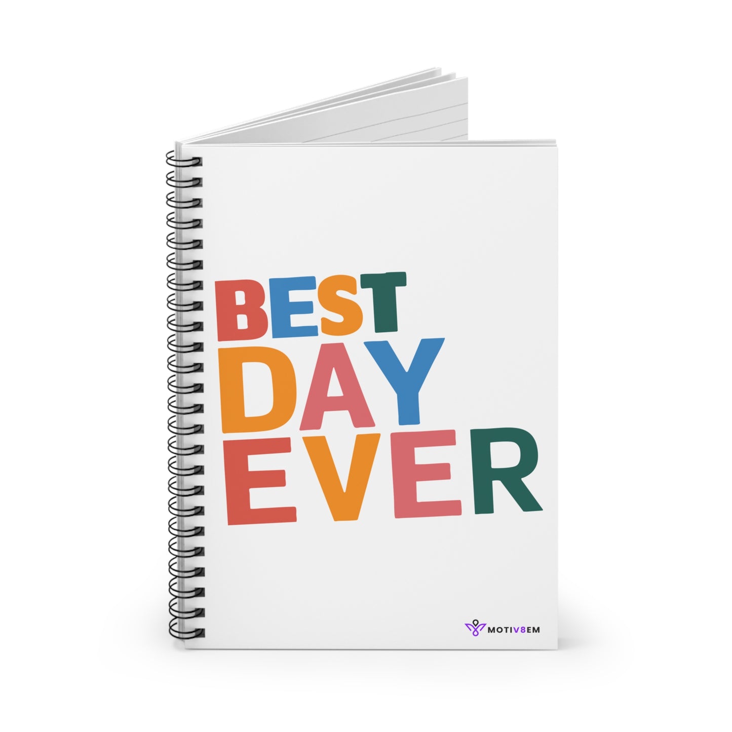 BEST DAY EVER - Spiral Notebook Ruled Line