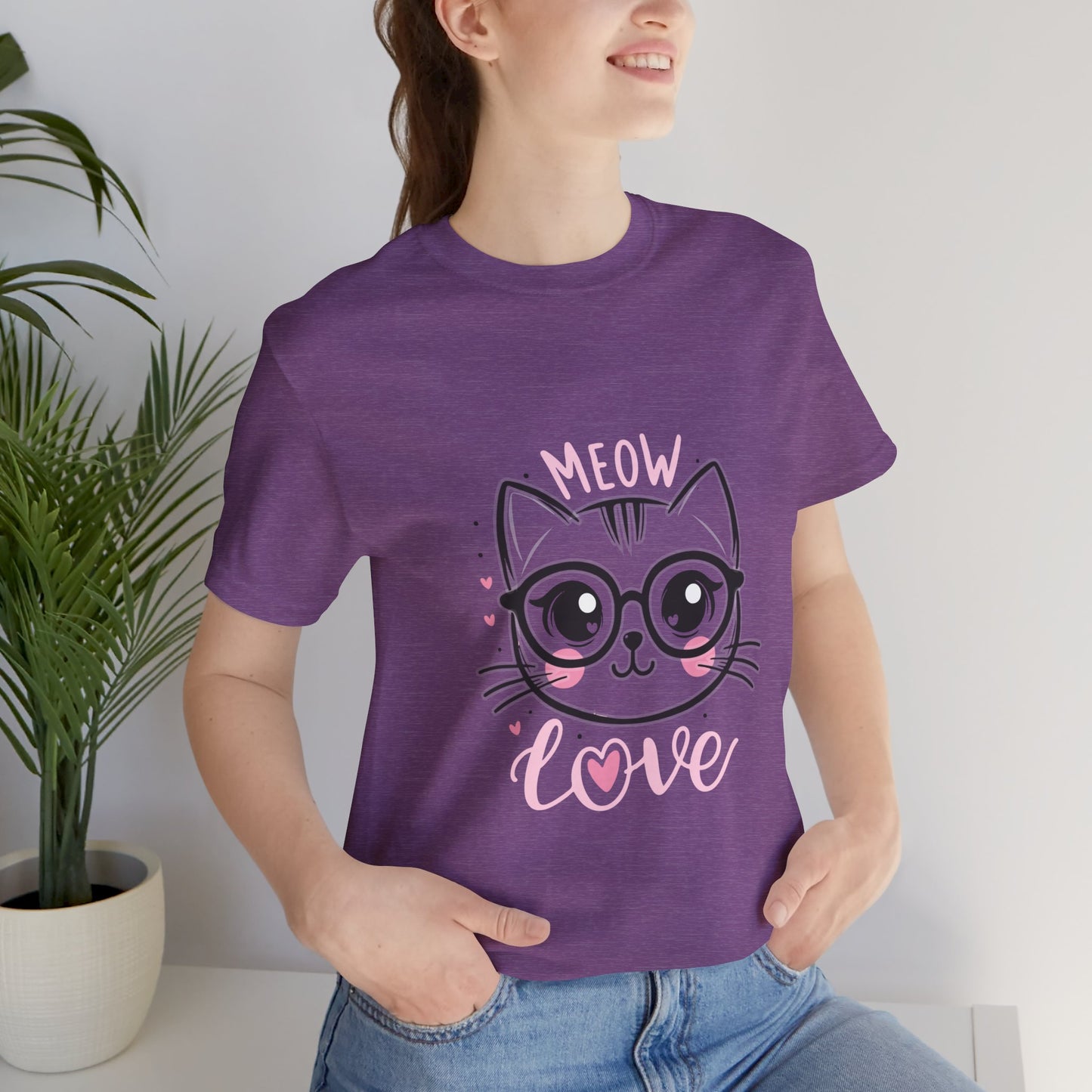 Cat Meow Love T-Shirt