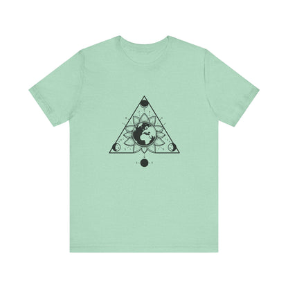 Sunflower Moon Triangle - T-Shirt