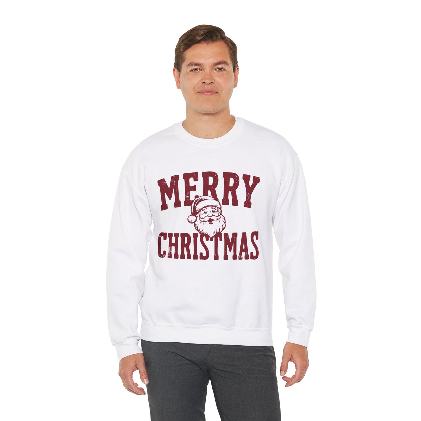 Santa MERRY CHRISTMAS - Christmas Sweater Collection ✨🎅🎄 - Crewneck Sweatshirt