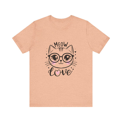 Cat Meow Love T-Shirt