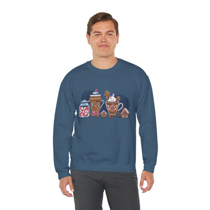 Ginger Bread & Hot Coco - Christmas Sweater Collection ✨🎅🎄 - Crewneck Sweatshirt