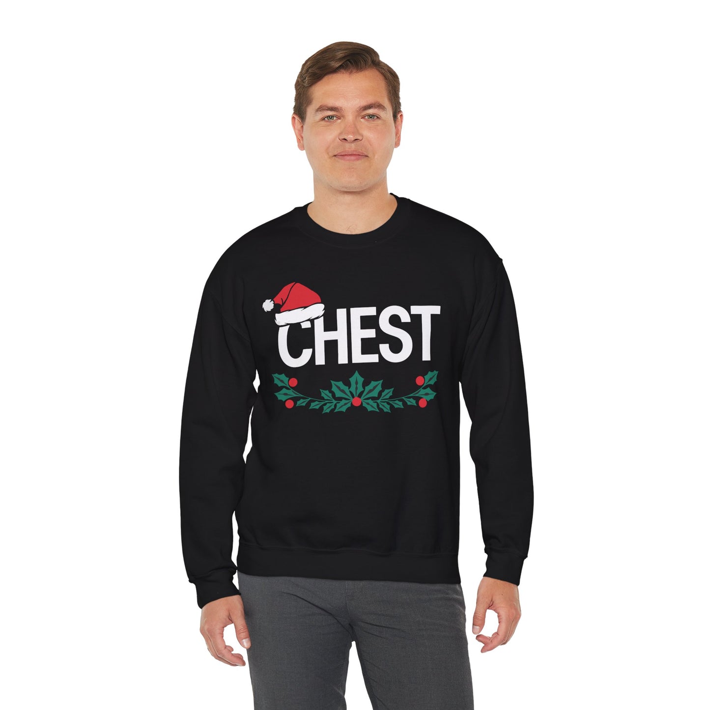 CHEST fun Christmas Sweater Collection ✨🎅🎄 - Crewneck Sweatshirt