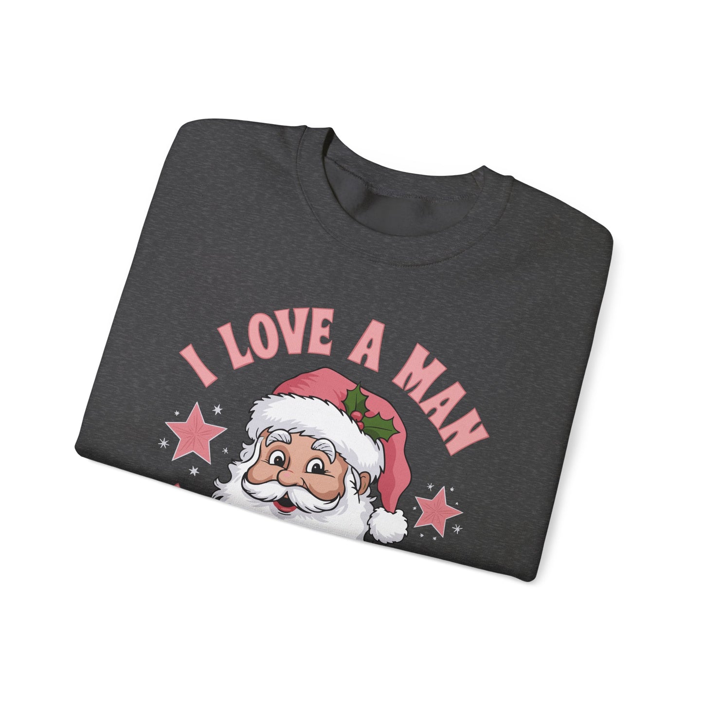 I love a man with a beard Santa - Christmas Sweater Collection ✨🎅🎄 - Crewneck Sweatshirt