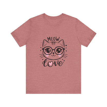 Cat Meow Love T-Shirt