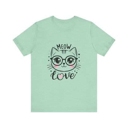 Cat Meow Love - T-Shirt