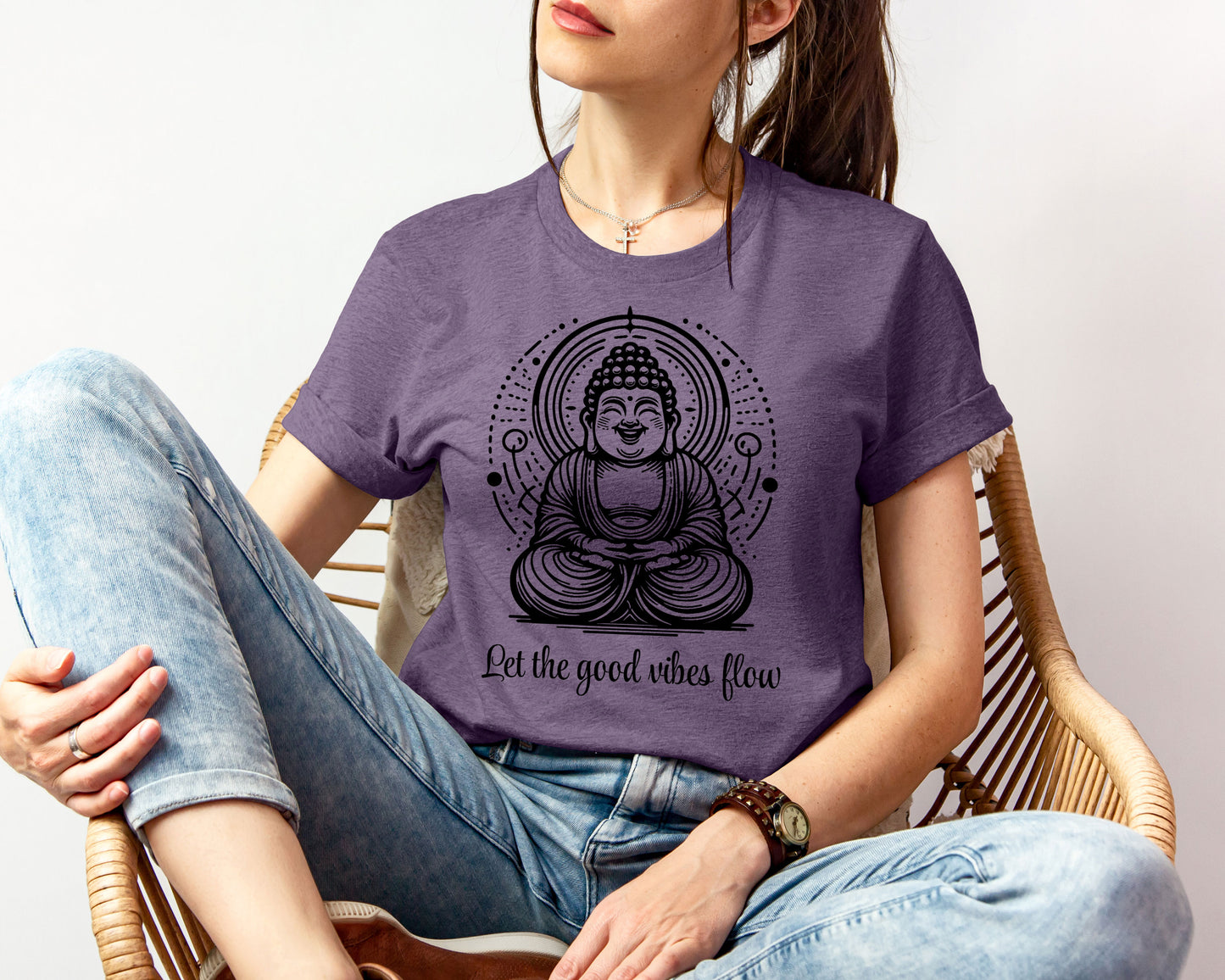 Buddha Let the good vibes flow T-Shirt