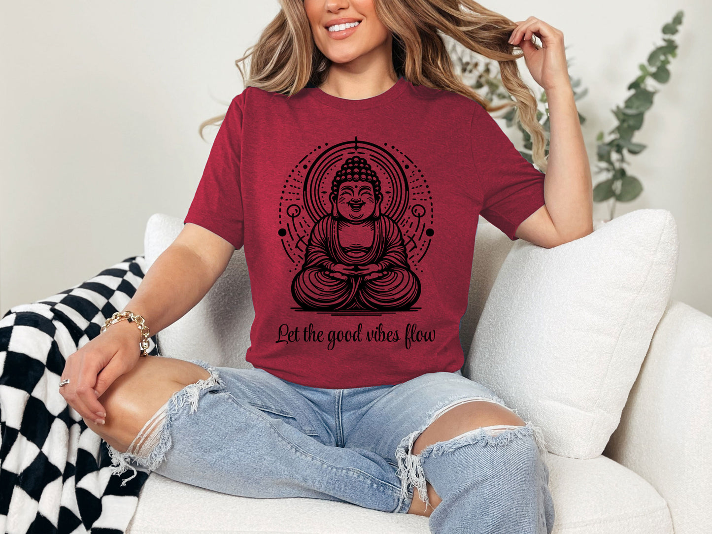 Buddha Let the good vibes flow T-Shirt